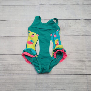1/1.5Y Marks And Spencer Ruffled Bird Swimsuit